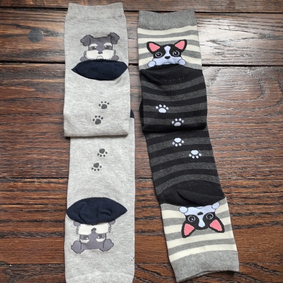 NWT: 2 pairs of Adorable dog socks - Picture 3 of 5